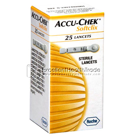 00589: เข็มตรวจน้ำตาล (Accu-chek softclix lancet, 25 pcs )